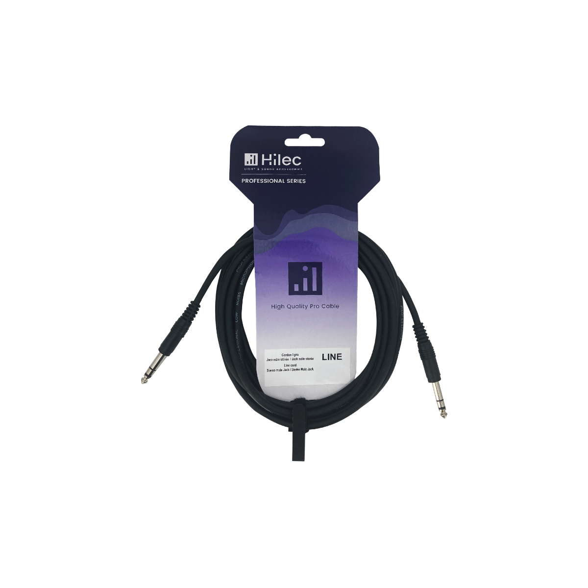 Câbles JACK 6,35 / JACK 6,35 - Hilec - CL-07/3 (3m)