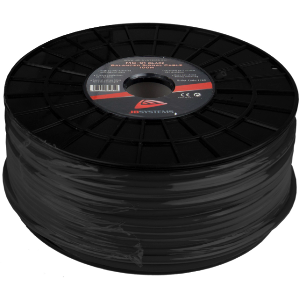 Câbles micros au mètre - Hilec - MC-01 Black (100m) Câbles micros au mètre - Hilec - MC-01 Black (100m)