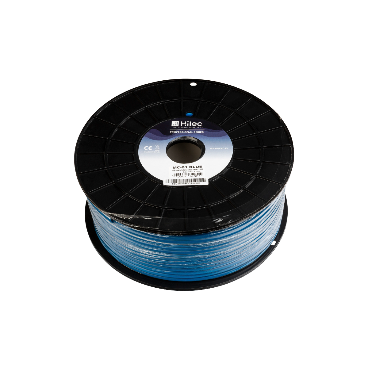 Câbles micros au mètre - Hilec - MC-01 Blue (100m)