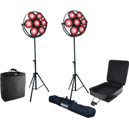 	Pack Jeux de lumière - J.Collyns - Pack 2x ARDECO 7BEE + 2x...