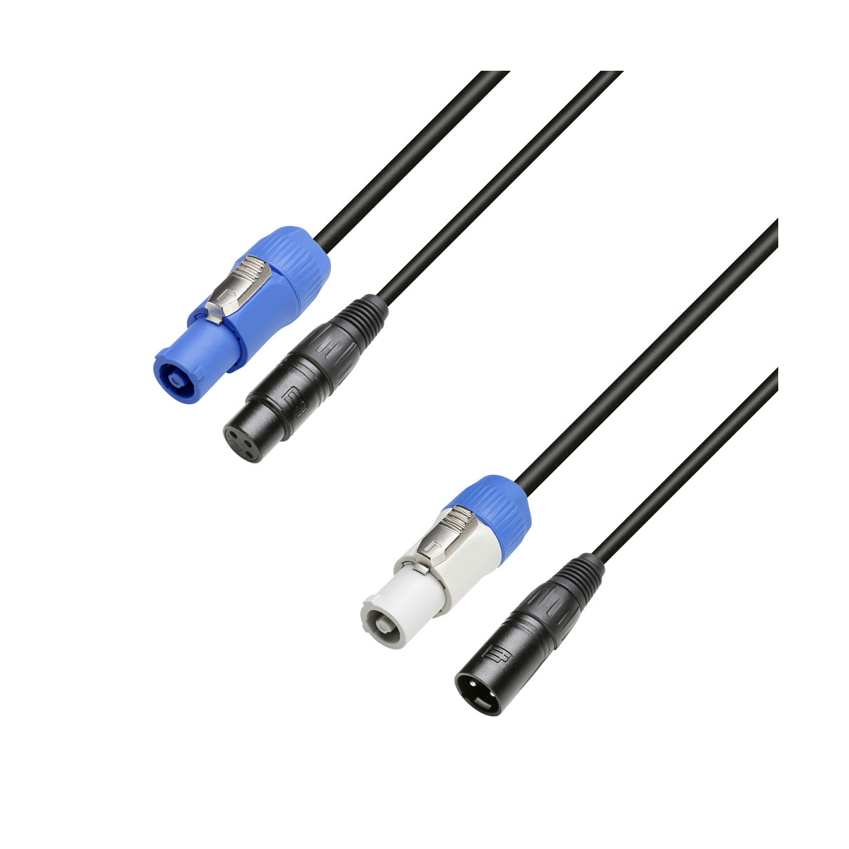 Câbles hybrides alimentation et DMX - Adam Hall - 3 STAR H PCON D 1000 (10m)