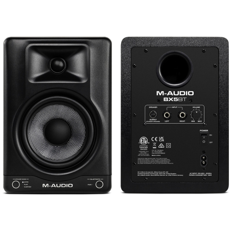 Enceintes monitoring de studio - M-Audio - BX5BT (La paire)