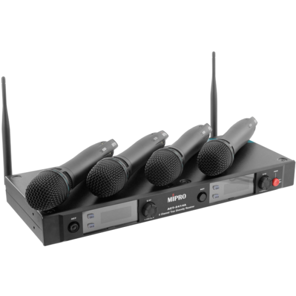 Micros chant sans fil - Mipro - ACT 2414 + 4 x ACT 24HC