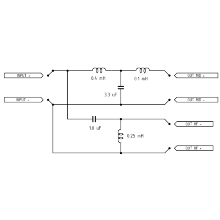Filtres passifs - B&C Speakers - FB354 V2 8 OHMS