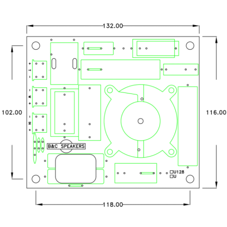 Filtres passifs - B&C Speakers - FBU128 8 OHMS
