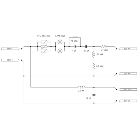 Filtres passifs - B&C Speakers - FBU128 8 OHMS
