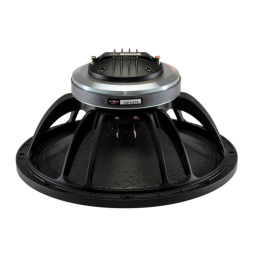 	Hauts parleurs basse fréquence - B&C Speakers - 15FHX76