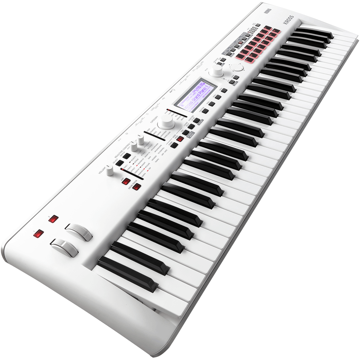 Claviers workstations - Korg - Kross 2-61 (BLANC)