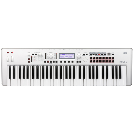 Claviers workstations - Korg - Kross 2-61 (BLANC)