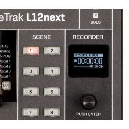 Enregistreurs multipistes - Zoom - LiveTrak L12next