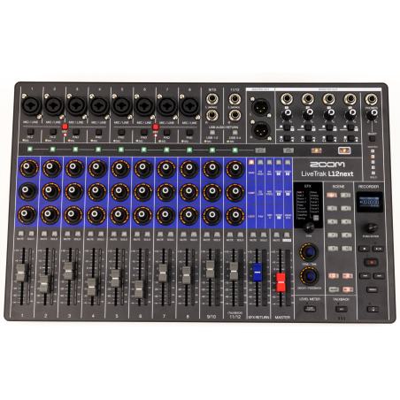 Enregistreurs multipistes - Zoom - LiveTrak L12next