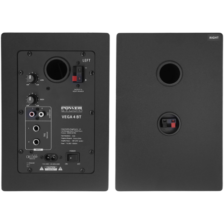 Enceintes monitoring de studio - Power Studio - VEGA 4 BT (La Paire)