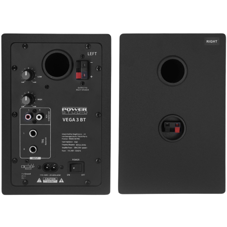 Enceintes monitoring de studio - Power Studio - VEGA 3 BT (La Paire)