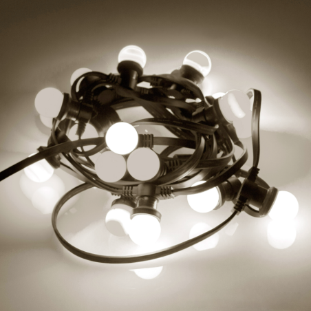 Jeux de lumière extérieurs - Mac Mah - Guinguette-BLANC (10m)