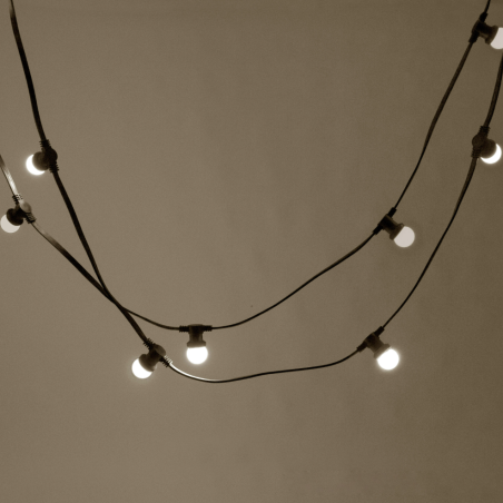 Jeux de lumière extérieurs - Mac Mah - Guinguette-BLANC (10m)