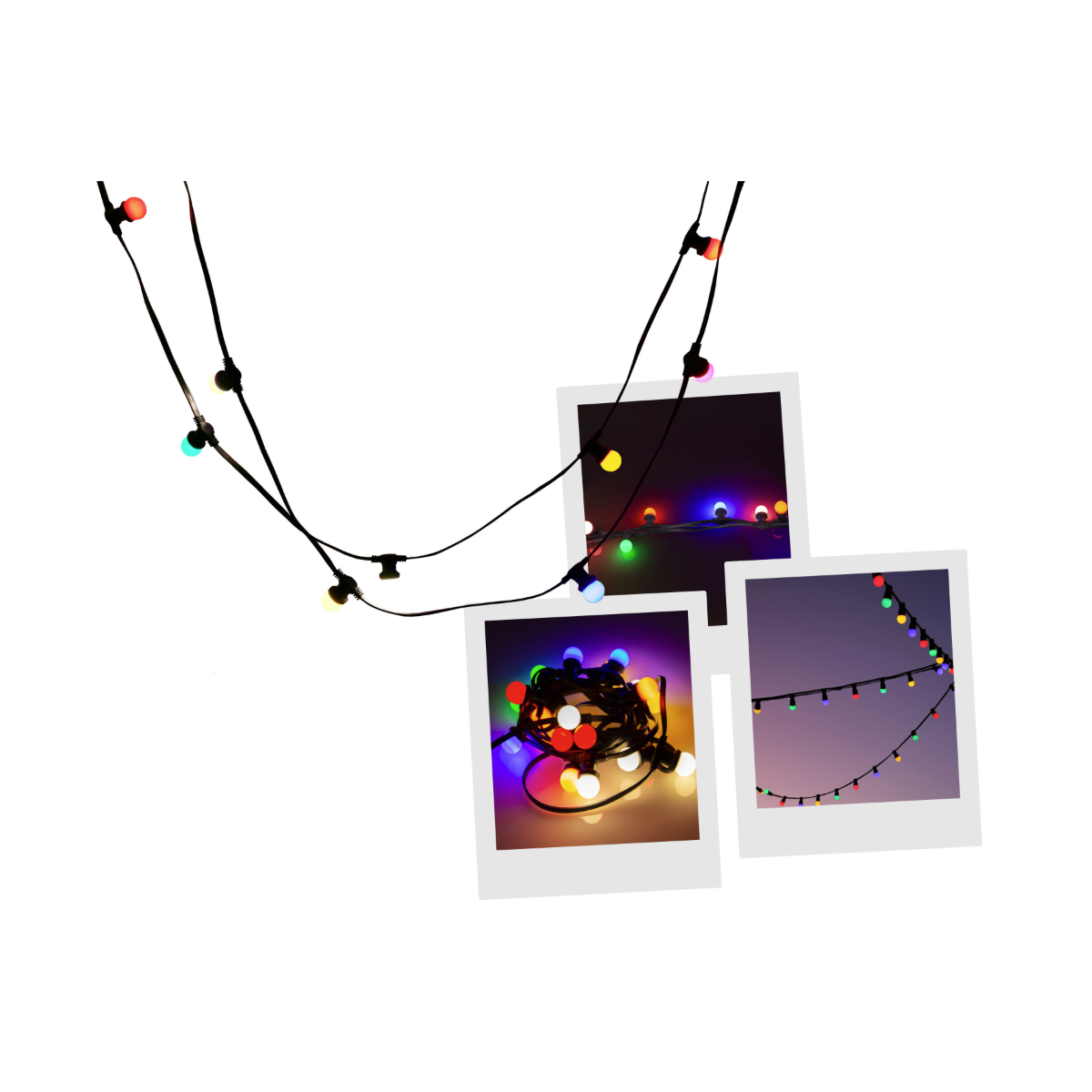 Jeux de lumière extérieurs - Mac Mah - Guinguette-COLOR (10m)