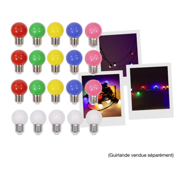 Ampoules à LED - Mac Mah - LAMP-20COL