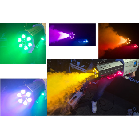 Pack Jeux de lumière - Algam Lighting - Pack pistolet à fumée...