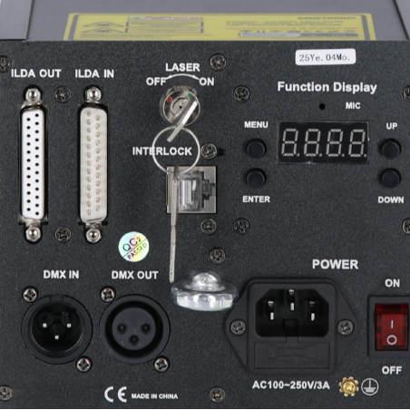 Lasers multicolore - Power Lighting - LAZER 2400 RGB APP