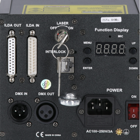 Lasers multicolore - Power Lighting - LAZER 1200 RGB APP
