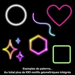 	Lasers multicolore - Power Lighting - LAZER 1200 RGB APP