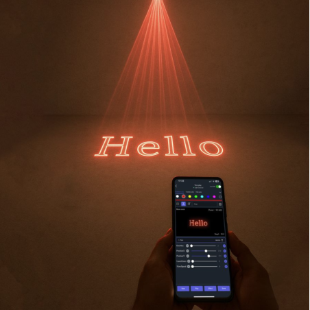 Lasers multicolore - Power Lighting - LAZER 1200 RGB APP