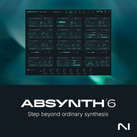 Logiciels instruments virtuels - Native Instruments - ABSYNTH 6 UPDATE