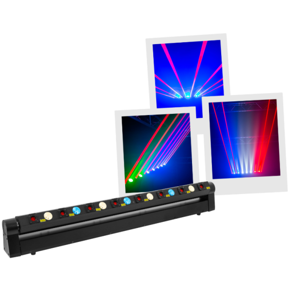 Lasers multicolore - Evolite - LASER Bar 8X500RED