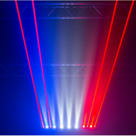 Lasers multicolore - Evolite - LASER Bar 8X500RED