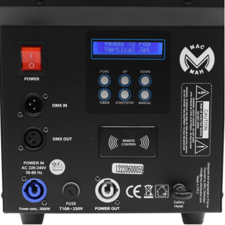 Machines à fumée Geyser - Mac Mah - Fog Spray 3000 RGB