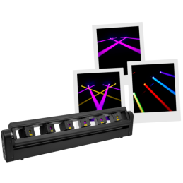 	Lasers multicolore - Evolite - LASER Bar 6X400RGB