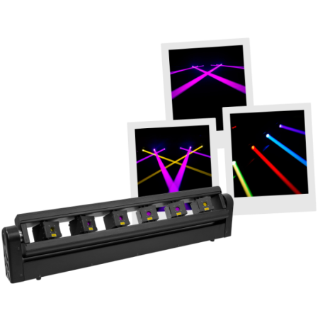 Lasers multicolore - Evolite - LASER Bar 6X400RGB
