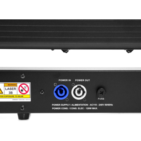 Lasers multicolore - Evolite - LASER Bar 6X400RGB