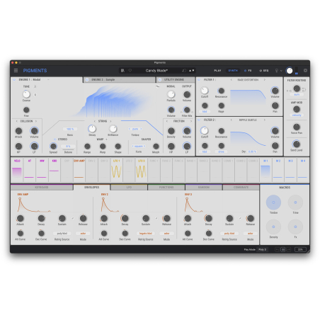 Logiciels instruments virtuels - Arturia - Pigments 7