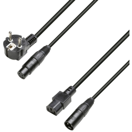 	Câbles alimentation shucko cee - Adam Hall - 3 STAR H C13 A 1000 (10m)