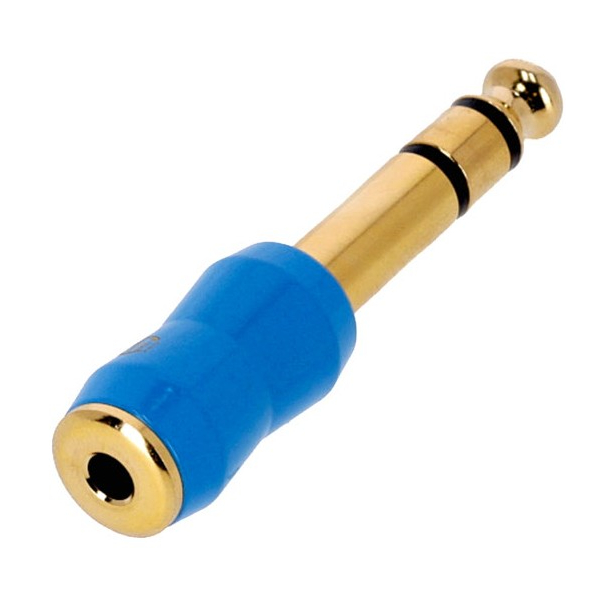 Adaptateurs jack 6,35 - Adam Hall - 4 STAR A MF3 JM3 G BLU LINE