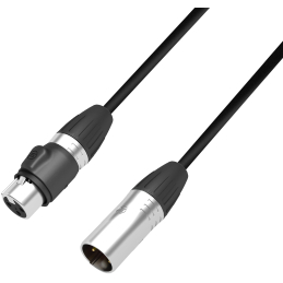 	Câbles DMX éclairage XLR 3 points - Adam Hall - 4 STAR DGF 0020 IP65 (0.2m)