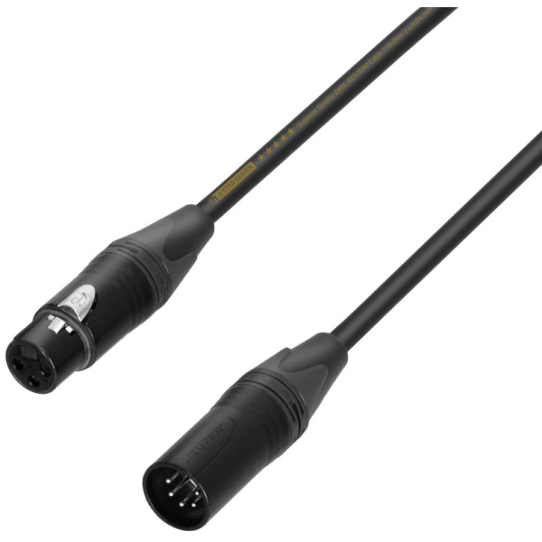 Câbles XLR / XLR - Adam Hall - 5 STAR DGF 0020 (0.2m)
