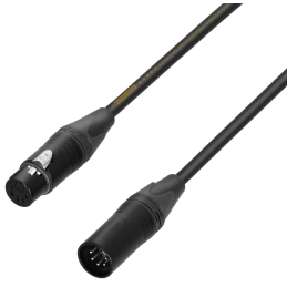 	Câbles DMX éclairage XLR 5 points - Adam Hall - 5 STAR DGH 0300 (3m)