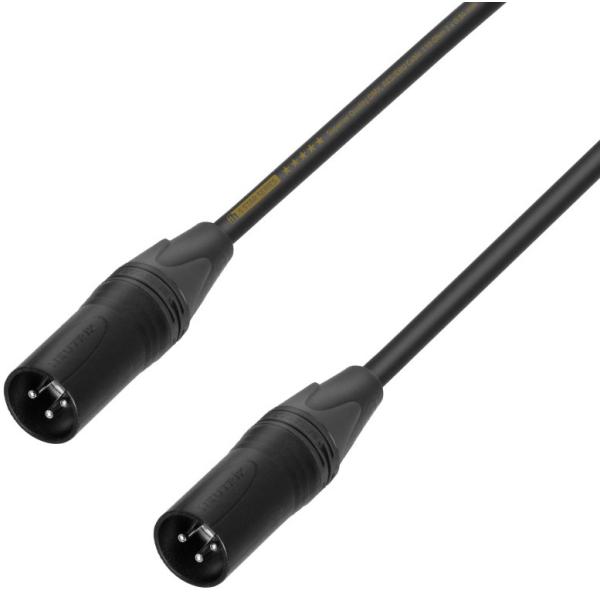 Câbles XLR / XLR - Adam Hall - 5 STAR DMM 0020 (0.2m)