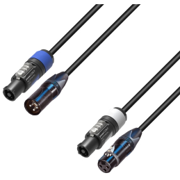 	Câbles hybrides alimentation et audio - Adam Hall - 5 STAR H PCON A 0150 (1.5m)