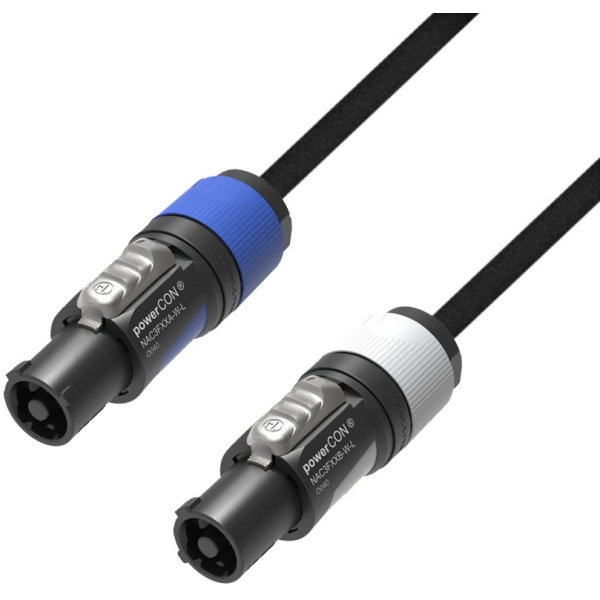 Câbles alimentation powercon - Adam Hall - 5 STAR PCON L 0300 (3m)