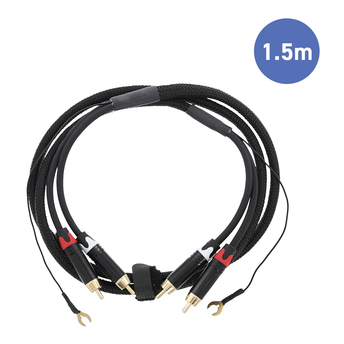 Câbles RCA / RCA - Power Studio - AUDIOCAB 4044 (1.5m)