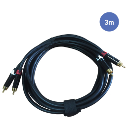 	Câbles RCA / RCA - Power Studio - AUDIOCAB 4032 (3m)