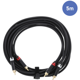 	Câbles RCA / RCA - Power Studio - AUDIOCAB 4041 (5m)