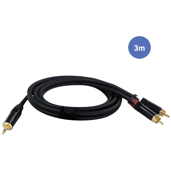 Câbles JACK 3,5 / RCA - Power Studio - AUDIOCAB 4019 (3m)
