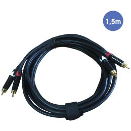 	Câbles RCA / RCA - Power Studio - AUDIOCAB 4031 (1.5m)