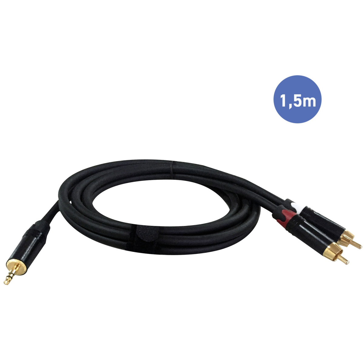 Câbles JACK 3,5 / RCA - Power Studio - AUDIOCAB 4018 (1.5m)