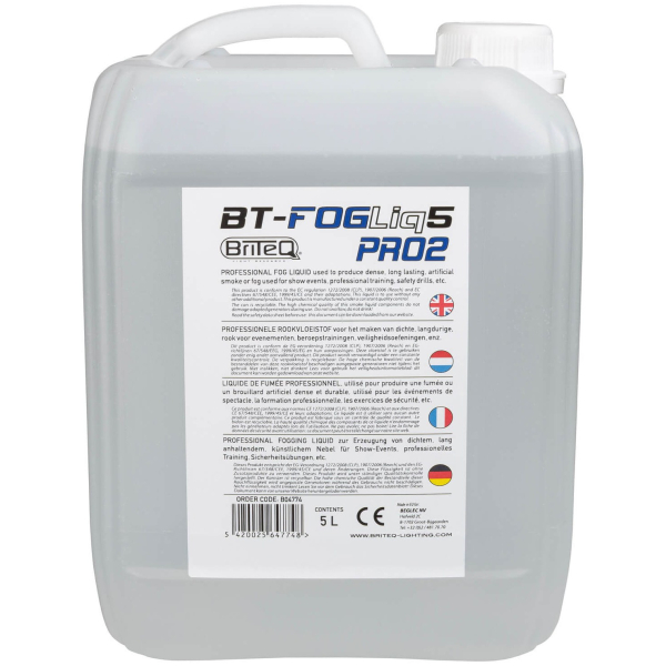 Liquide fumée - BriteQ - BT-FOGLIQ5 PRO2