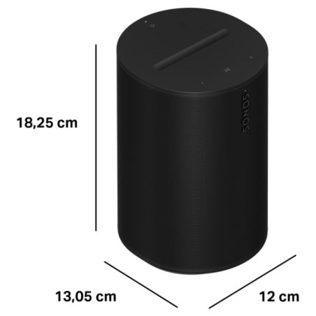 Enceintes connectées - Sonos - Pack 2x ERA 100 (NOIRES)